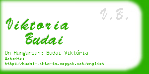 viktoria budai business card