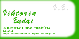 viktoria budai business card